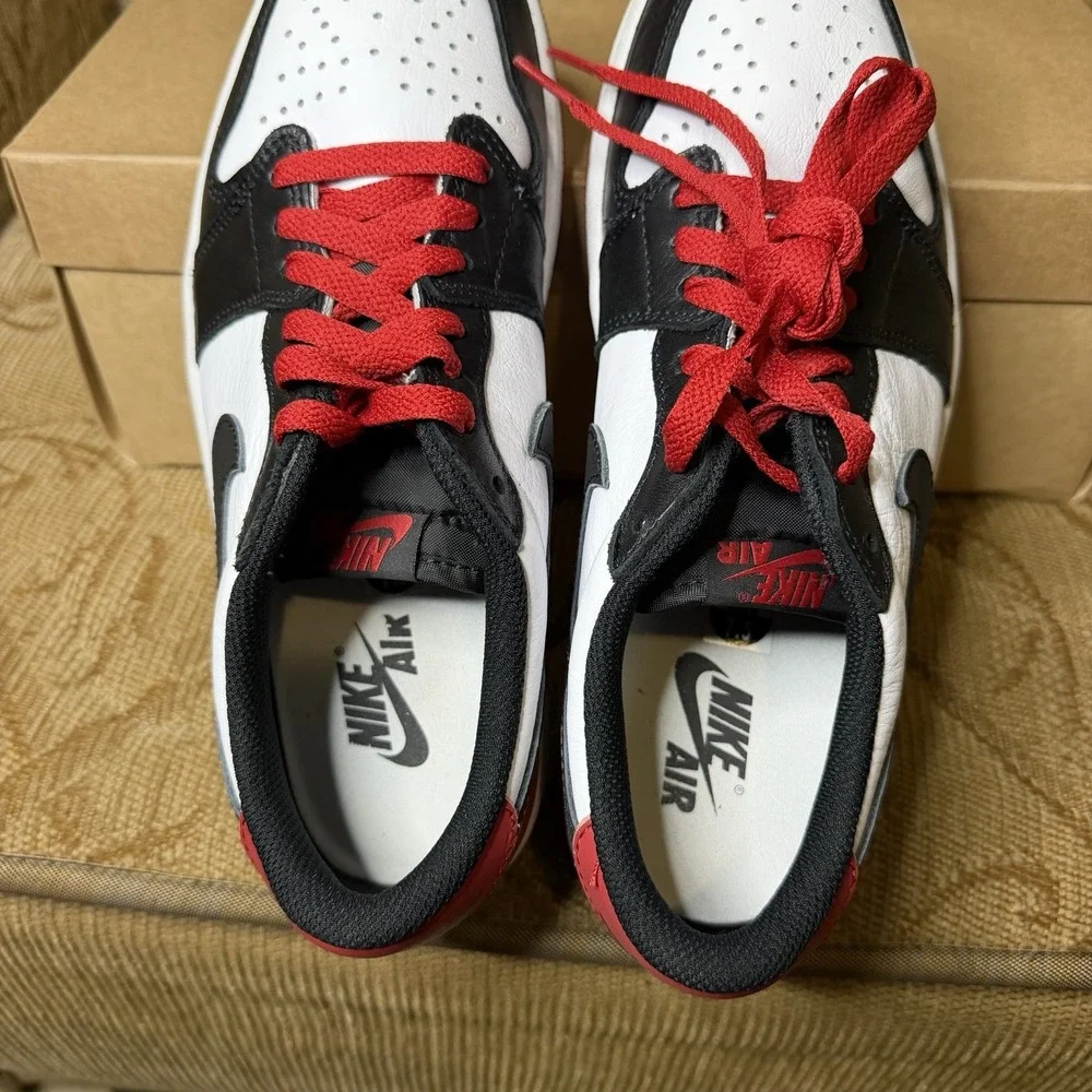 Air Jordan 1 Low OG Black Toe 2023 CZ0790-106 Men's Size 7.5 Sneakers